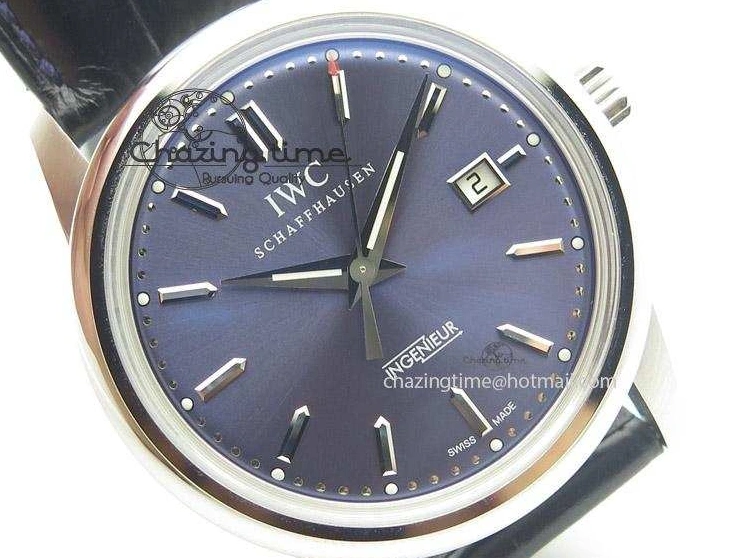 MIROTIME 0224 UrbanChic Ingeniuer St.Laurens SS Blue Dial MK 1:1 Best Edition On Black Leather Strap A 7366